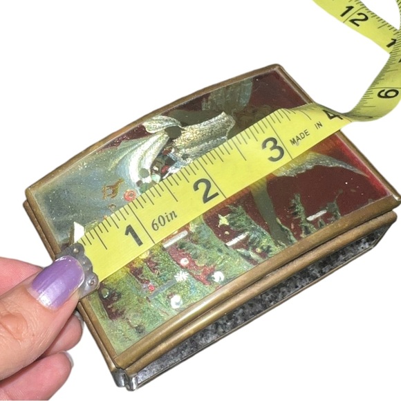 Vintage Via Vermont Christmas Handcrafted Angel Trinket box - Picture 9 of 13